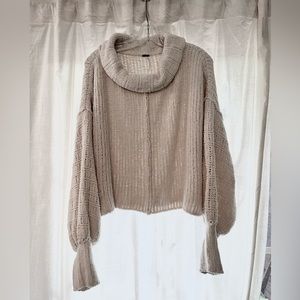 Free People Cowl Neck Sweater